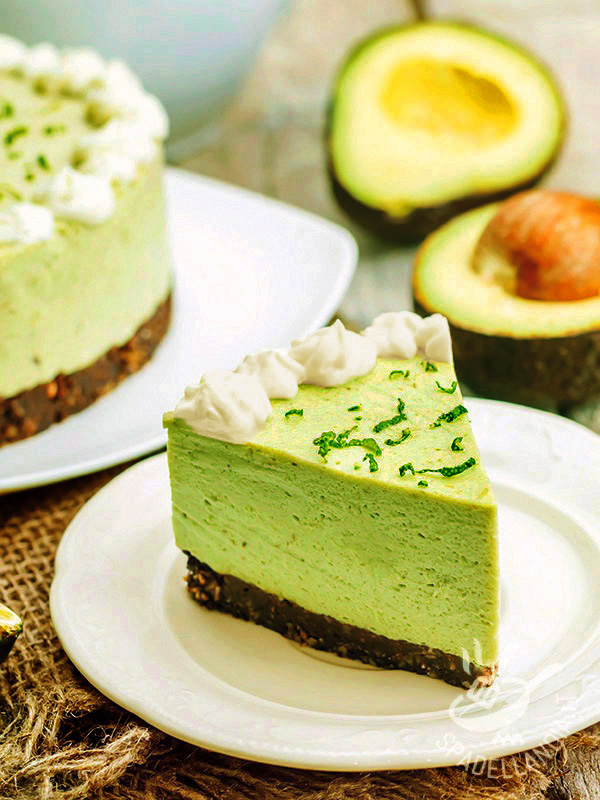 Cheesecake all'avocado