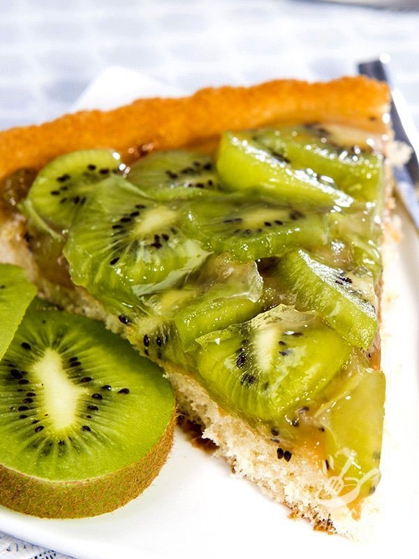 Crostata di kiwi senza burro