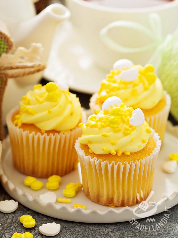 Cupcakes alla crema di limone senza burro