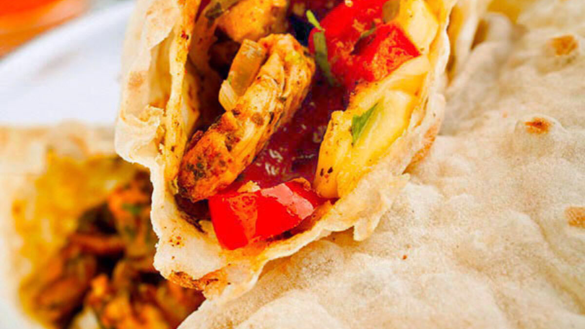 Fajitas di pollo alla messicana 