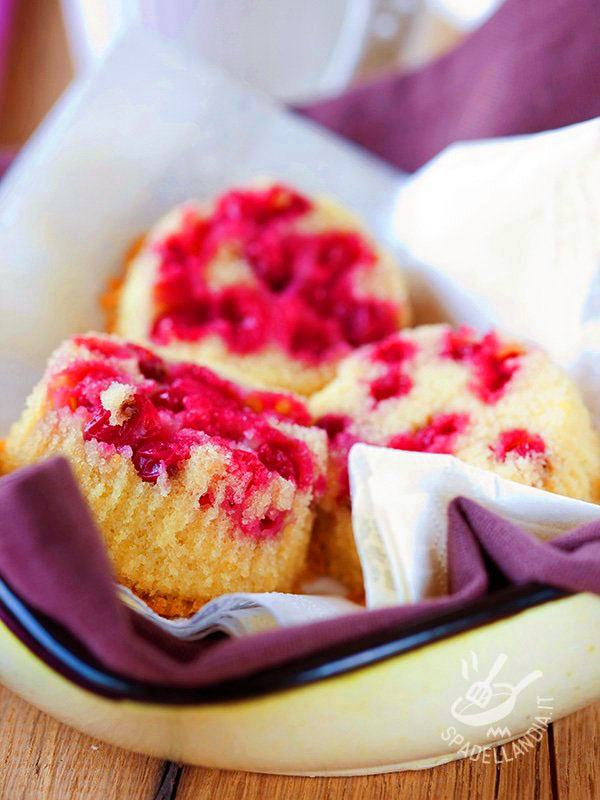 Muffin al ribes rosso