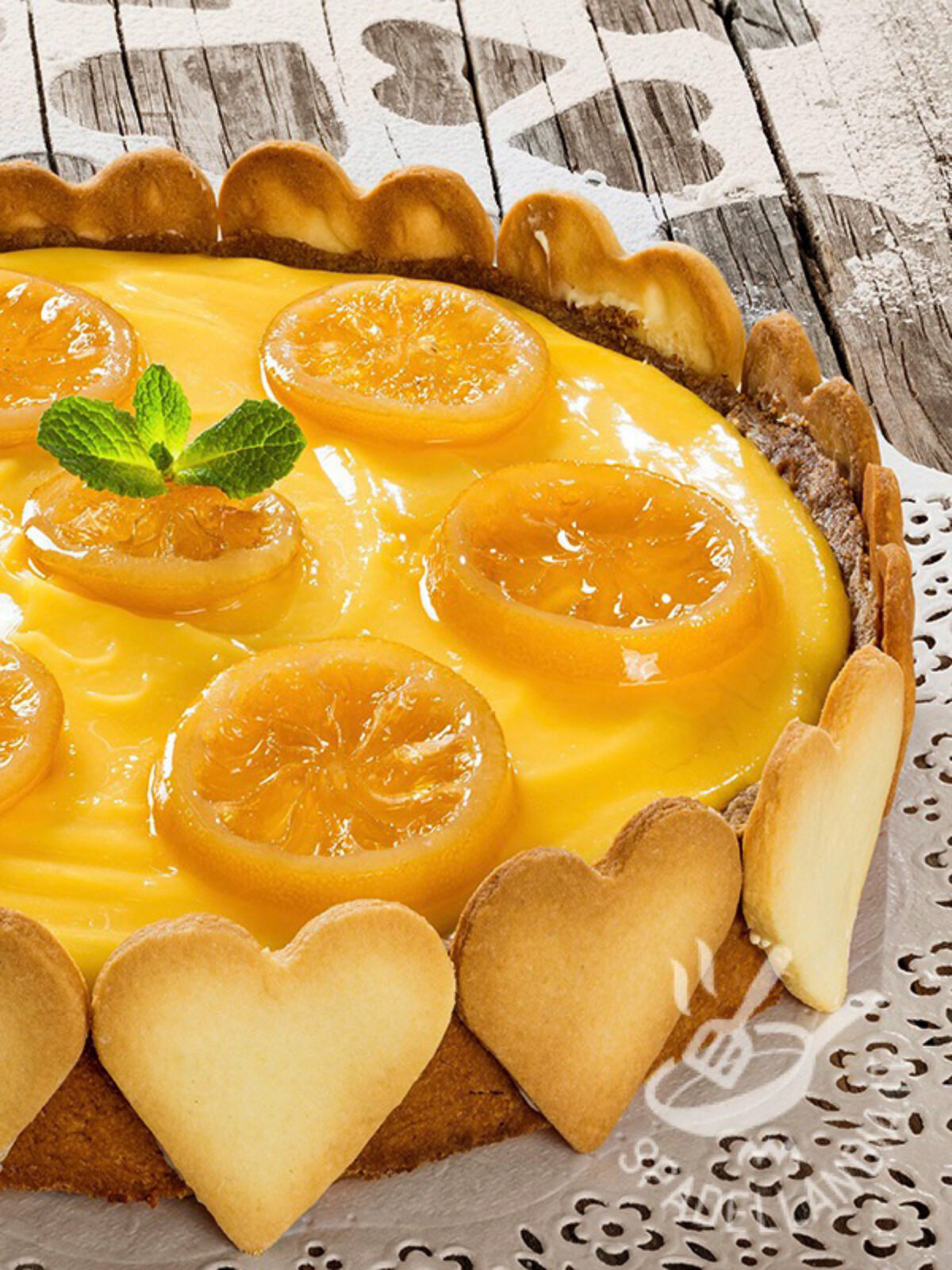 Torta soffice al limone a forma di cuore per San Valentino - Mangioridoamo